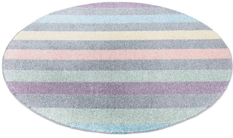 Carpet City Teppich »YOUNG955«, rund, 11 mm Höhe, Moderner Jugend- Kinder Teppich, ideal für Jugendzimmer von Carpet City