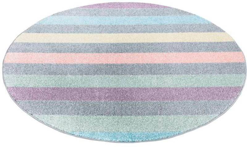 Carpet City Teppich »YOUNG955«, rund, 11 mm Höhe, Moderner Jugend- Kinder Teppich, ideal für Jugendzimmer von Carpet City