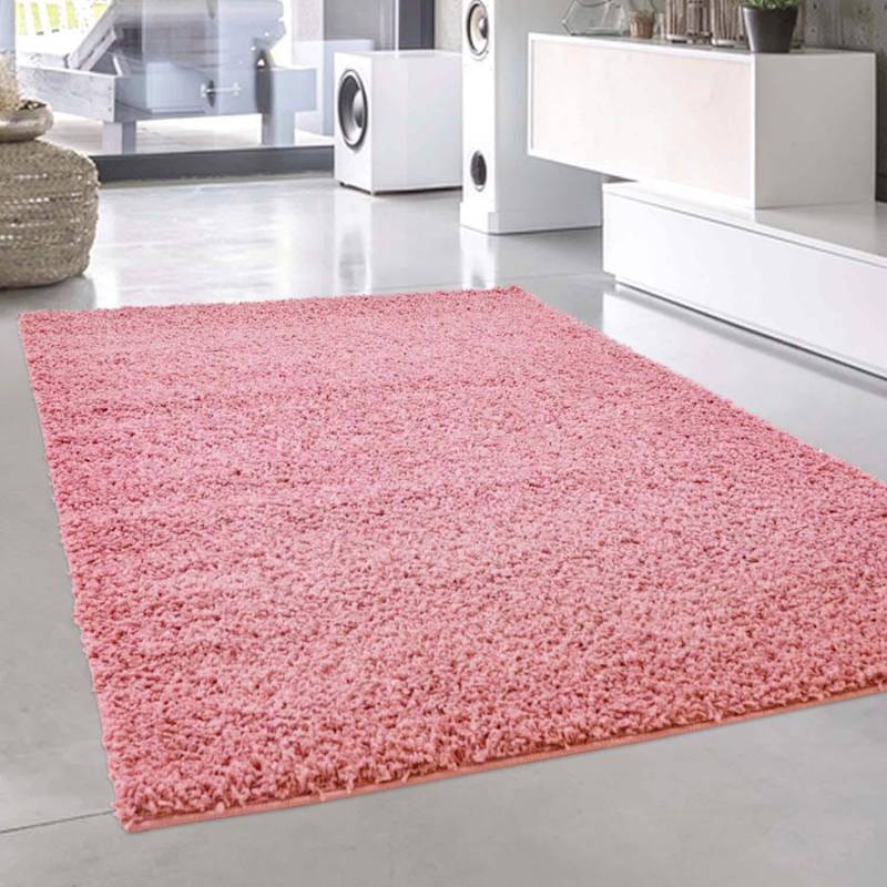 Carpet City Hochflor-Teppich »Pastell Shaggy300«, rechteckig, 30 mm Höhe, Shaggy Hochflor Teppich, Uni Farben, Weich von Carpet City