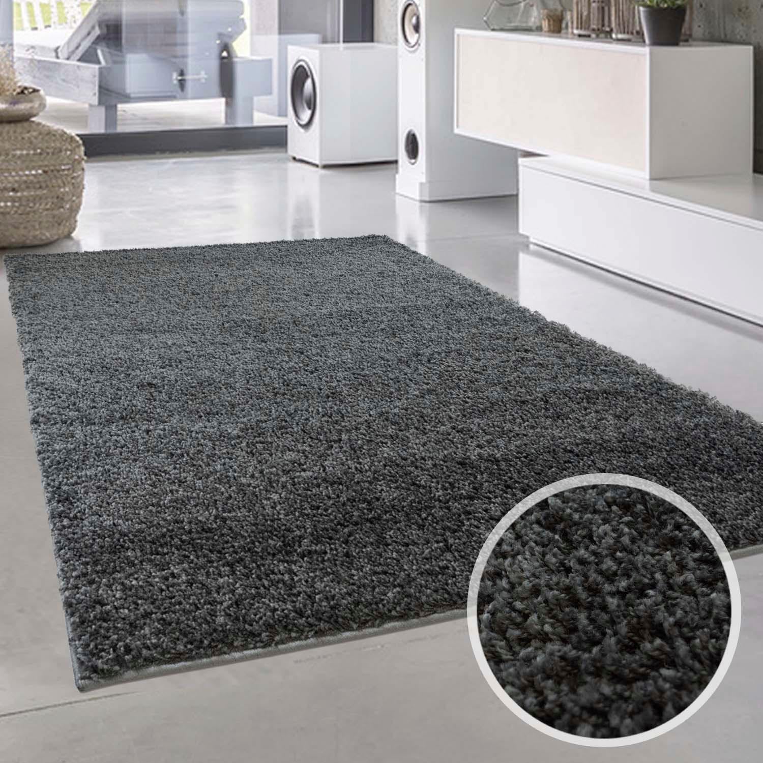 Carpet City Hochflor-Teppich »Shaggi uni 500«, rechteckig von Carpet City