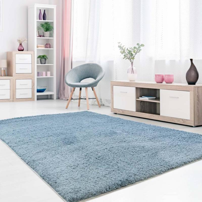 Carpet City Teppich »Softshine 2236«, rechteckig, 14 mm Höhe, Läufer, Hochflor, besonders weich, robust, Uni, Wohnzimmer von Carpet City