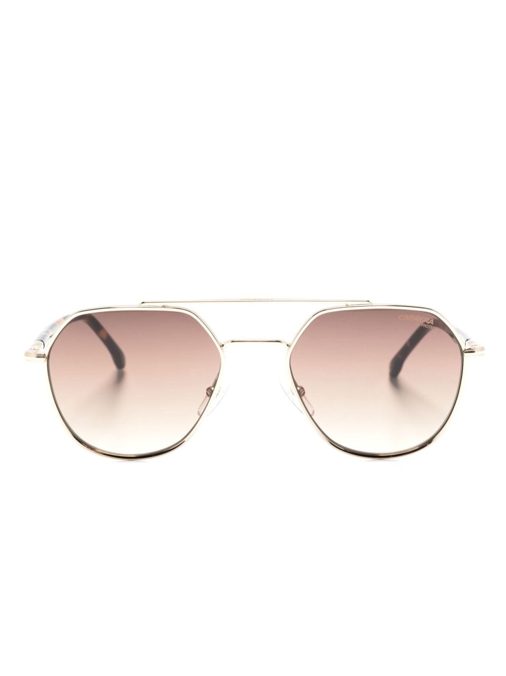 Carrera 303/S geometric-frame sunglasses - Gold von Carrera