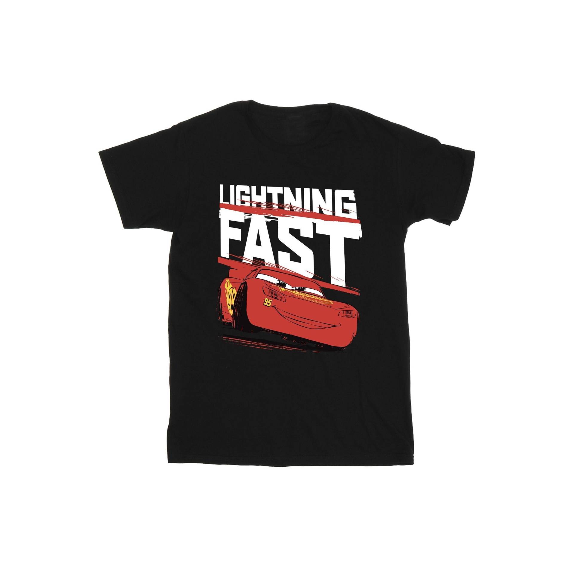 Lightning Fast Tshirt Jungen Schwarz 116 von Cars