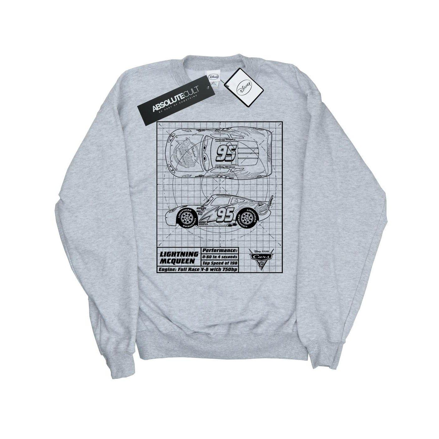 Sweatshirt Jungen Grau 116 von Cars