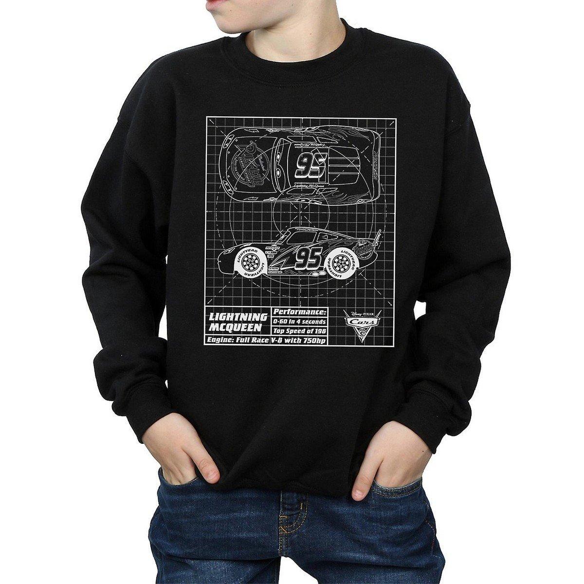 Sweatshirt Jungen Schwarz 116 von Cars