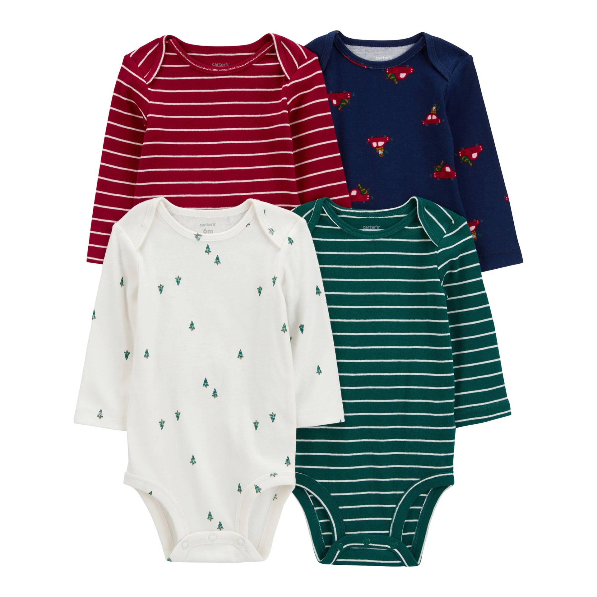 4er-Pack Bodys langarm Weihnachten 4er-Pack Bodys langarm Weihnachten von Carter's