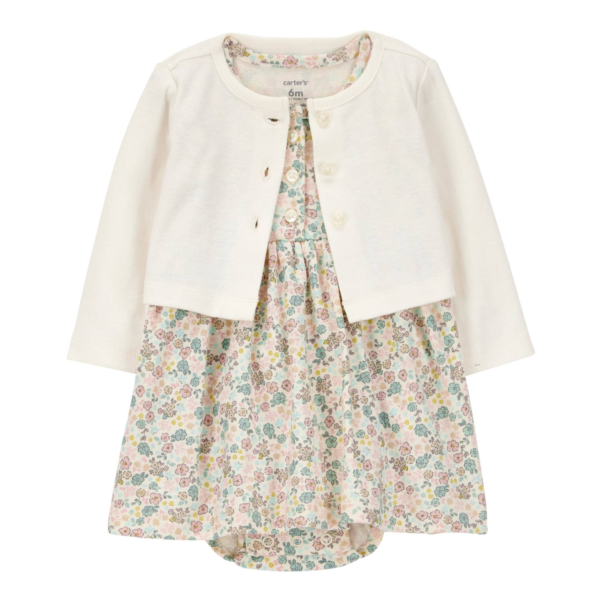 Bodykleid Flügelarm Blumen Bodykleid Flügelarm Blumen von Carter's