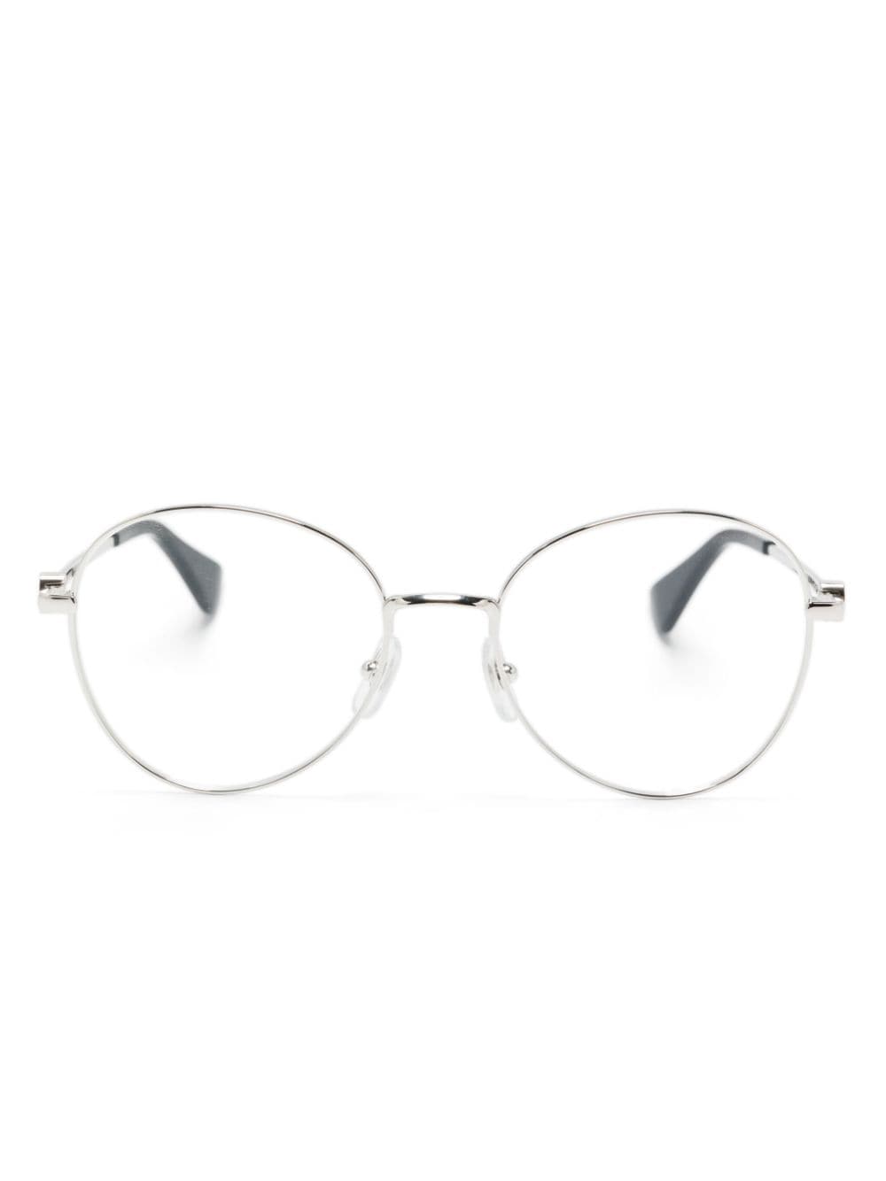 Cartier Eyewear CT0449O round-frame glasses - Silver von Cartier Eyewear