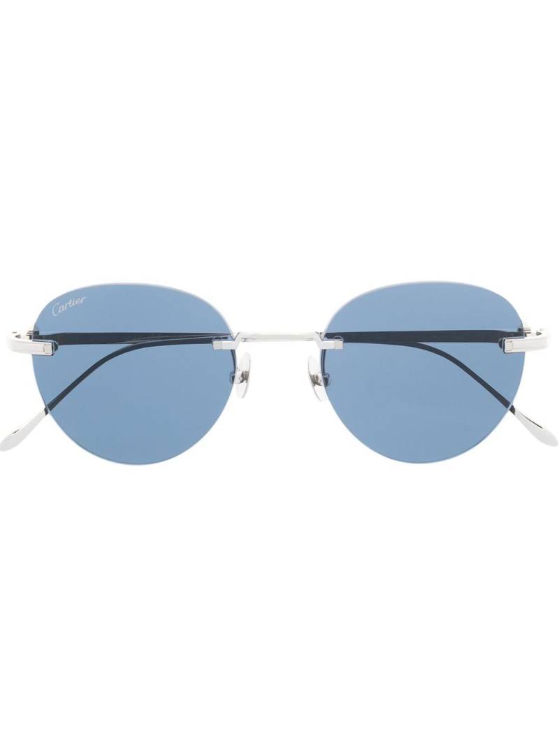 Cartier Eyewear Pasha frameless sunglasses - Silver von Cartier Eyewear