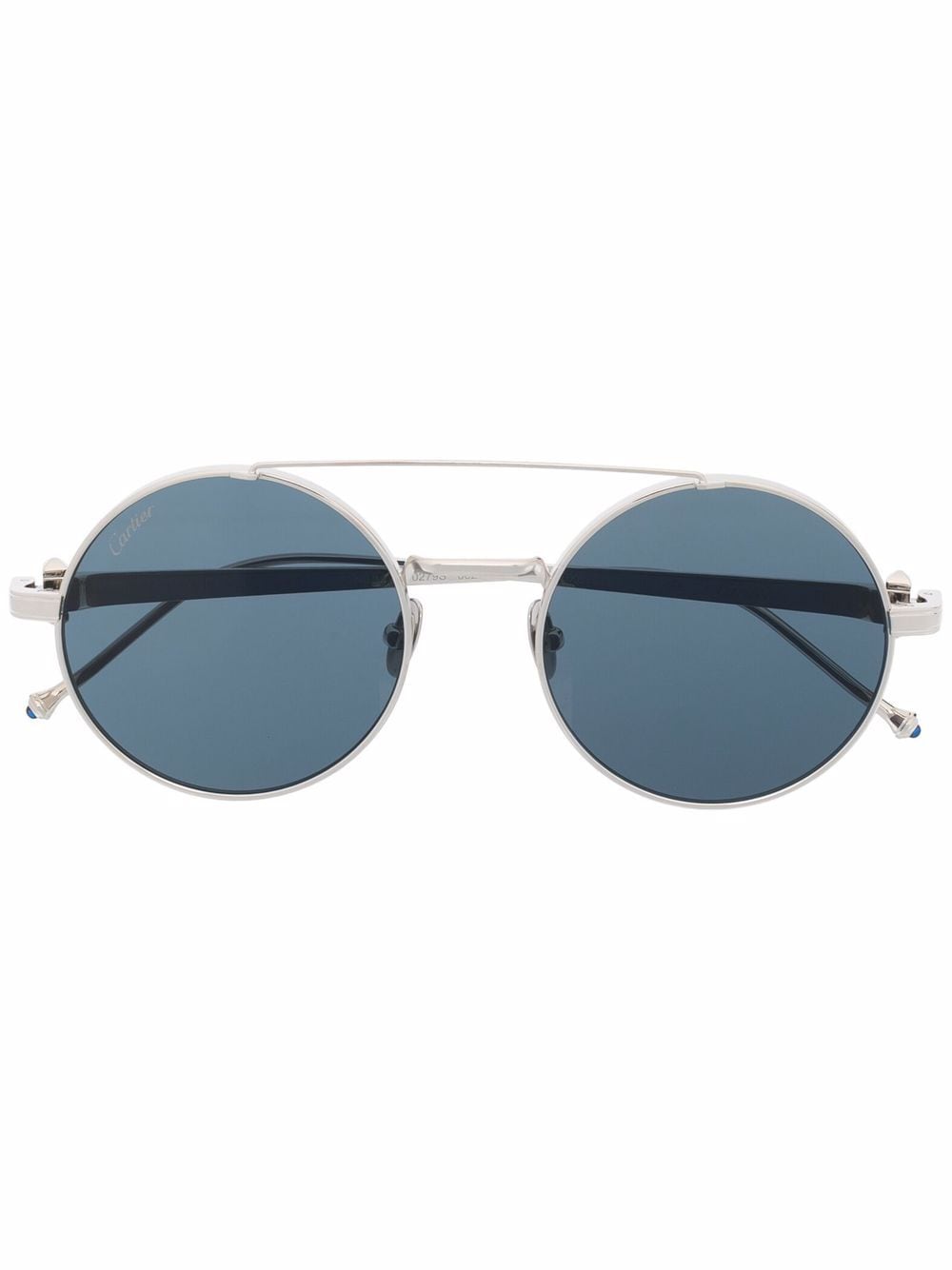 Cartier Eyewear Pasha round-frame sunglasses - Silver von Cartier Eyewear