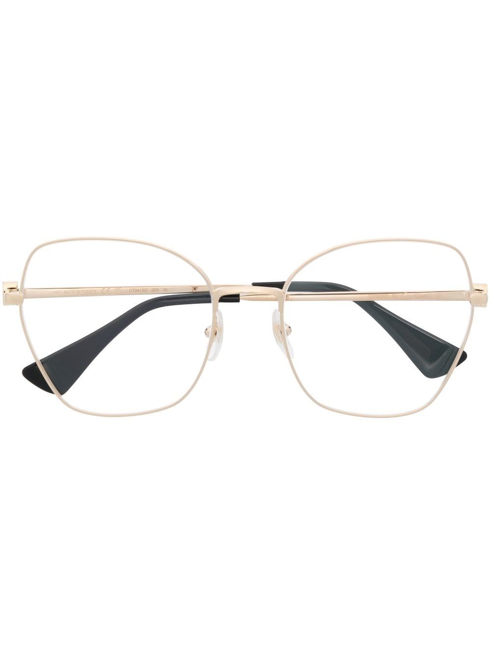 Cartier Eyewear cat-eye two-tone glasses - Gold von Cartier Eyewear