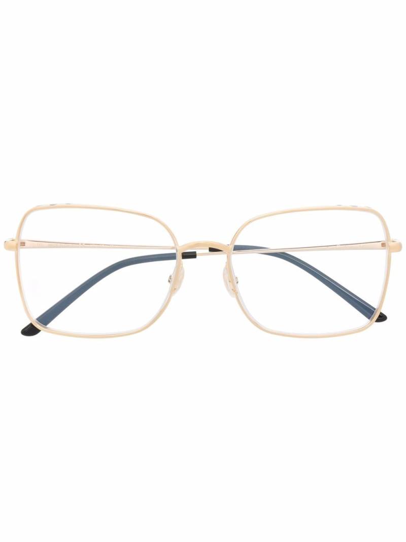 Cartier Eyewear metallic-frame glasses - Gold von Cartier Eyewear