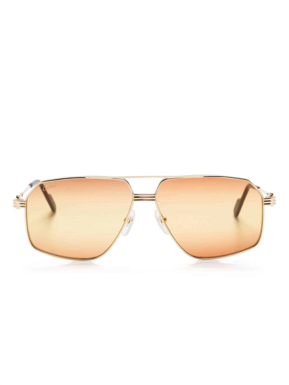 Cartier Eyewear pilot-frame sunglasses - Gold von Cartier Eyewear