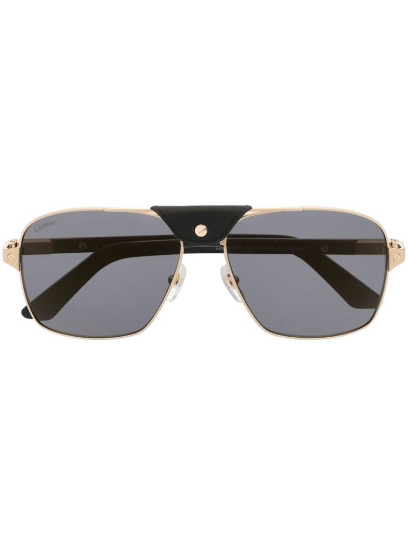 Cartier Eyewear pilot-frame sunglasses - Gold von Cartier Eyewear