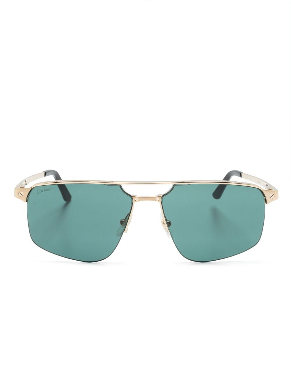 Cartier Eyewear pilot-frame sunglasses - Gold von Cartier Eyewear