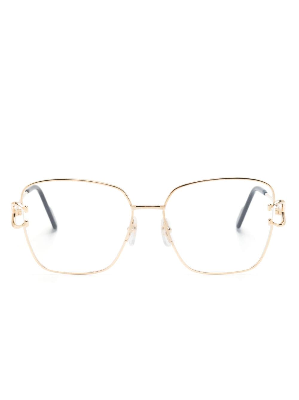 Cartier Eyewear square-frame glasses - Gold von Cartier Eyewear