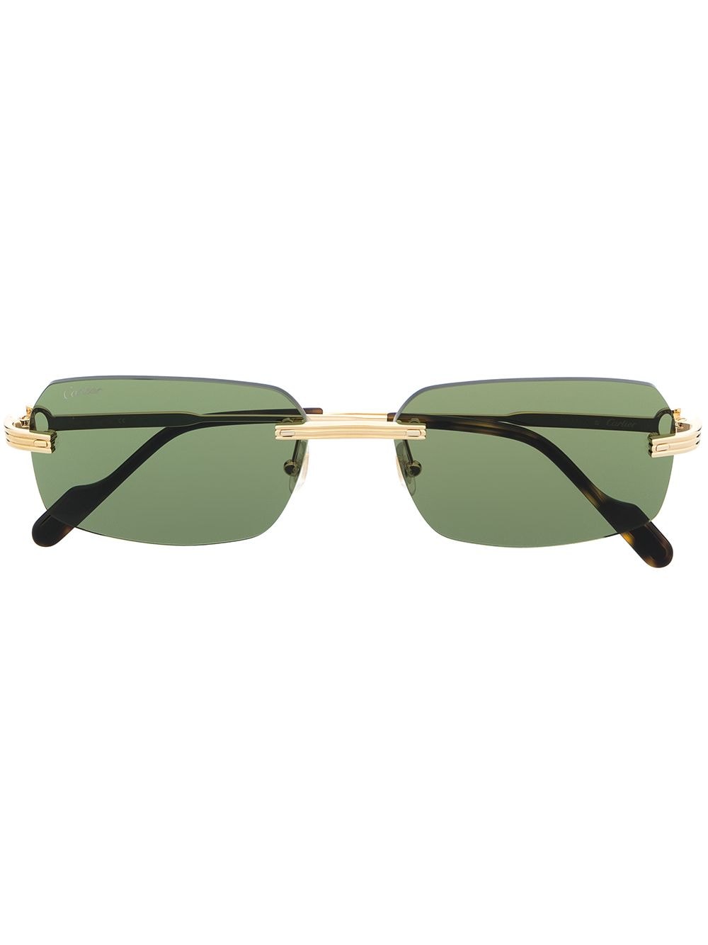 Cartier Eyewear square-frame sunglasses - Gold von Cartier Eyewear