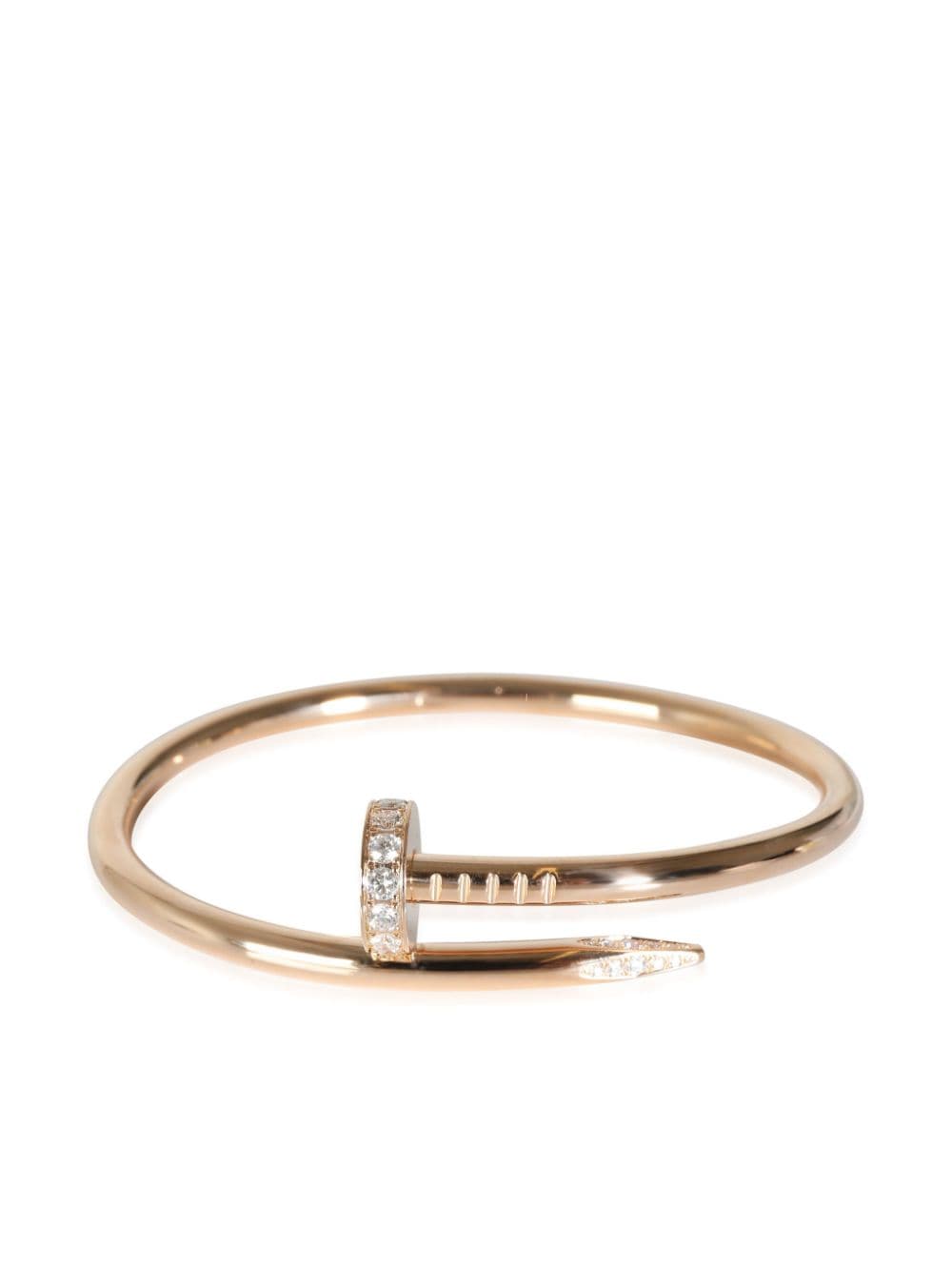 Cartier 18kt rose gold Juste Un Clou diamond bracelet - Pink von Cartier