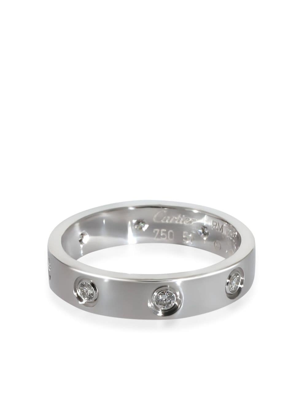 Cartier 18kt white gold Love diamond ring - Silver von Cartier