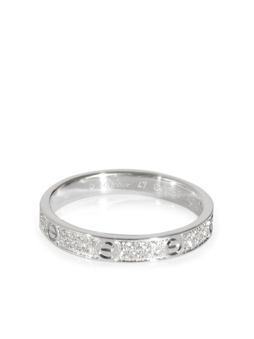 Cartier 18kt white gold Love diamond ring - Silver von Cartier