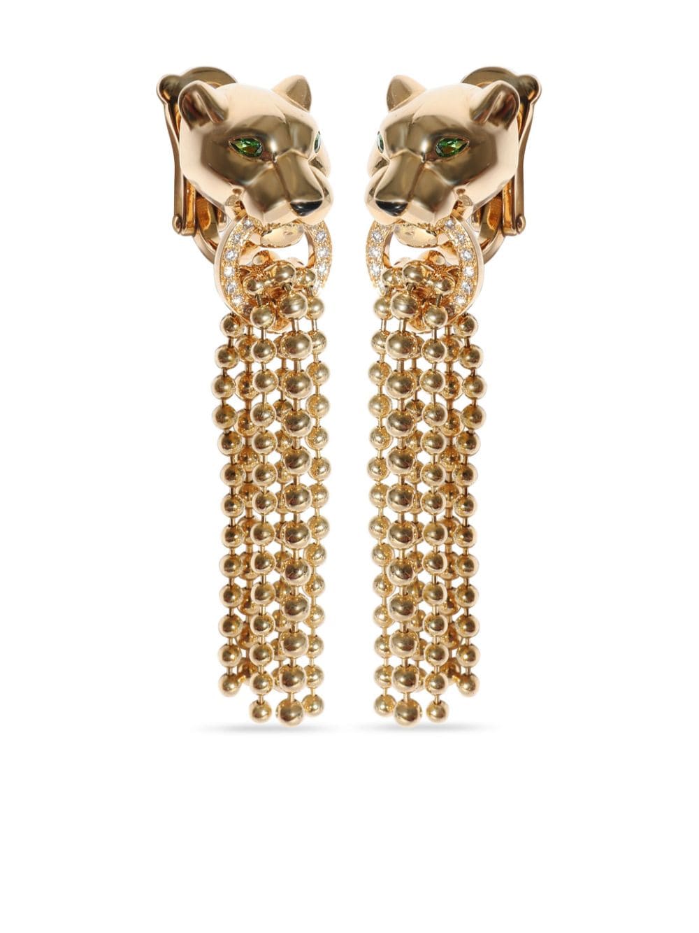 Cartier 18kt yellow gold Panthère de Cartier diamond earrings von Cartier