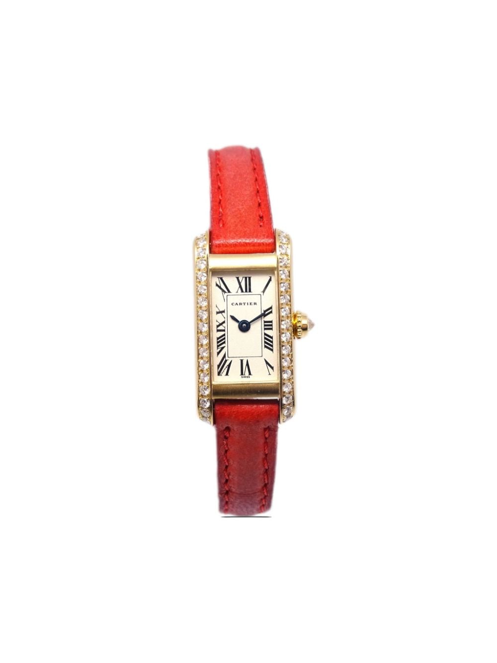 Cartier 1980s pre-owned Tank 28mm - White von Cartier