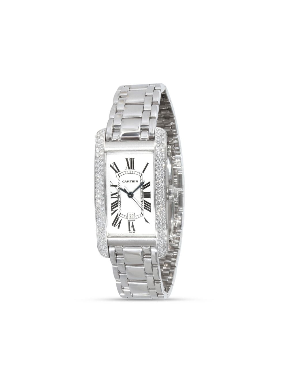 Cartier 2000-2009 pre-owned Tank Americaine 19mm - Silver von Cartier