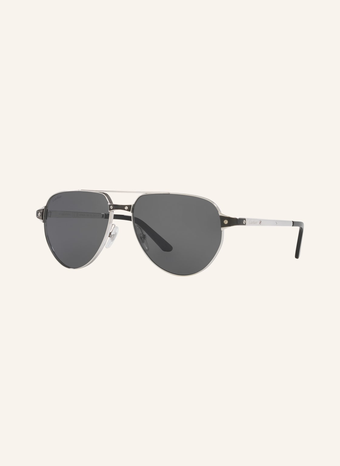 Cartier Sonnenbrille ct0425s silber von Cartier