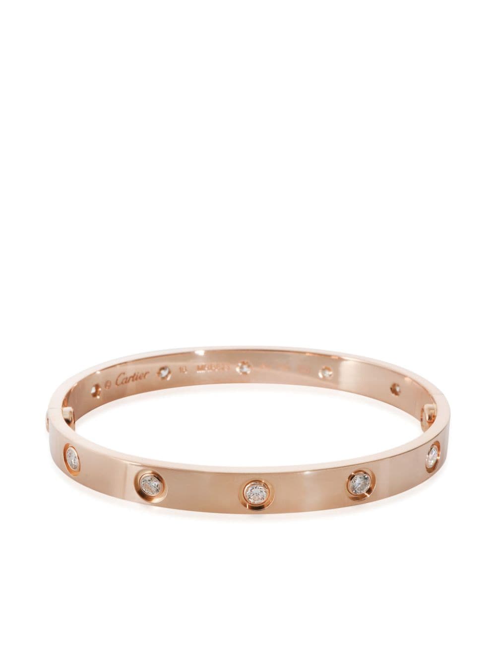 Cartier pre-owned 18kt rose gold Love bracelet - Pink von Cartier