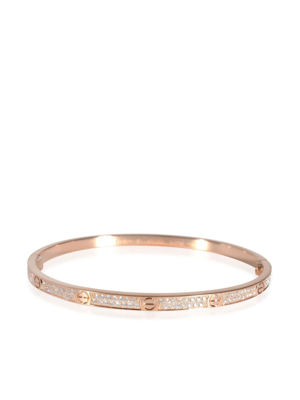 Cartier pre-owned 18kt rose gold Love bracelet - Pink von Cartier