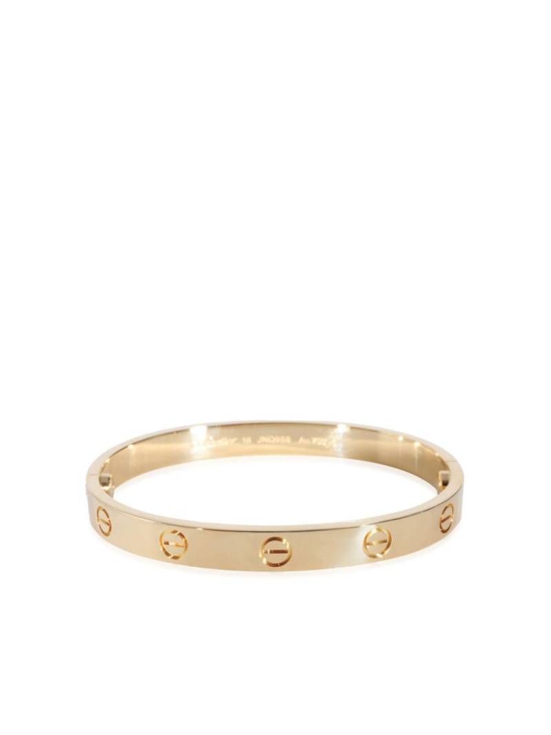 Cartier pre-owned 18kt yellow gold Love bracelet von Cartier