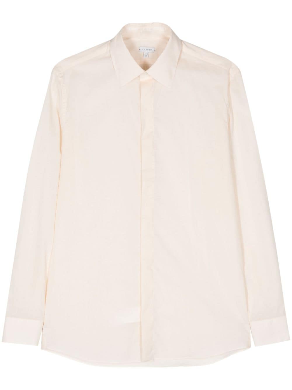 Caruso poplin tencel shirt - Neutrals von Caruso