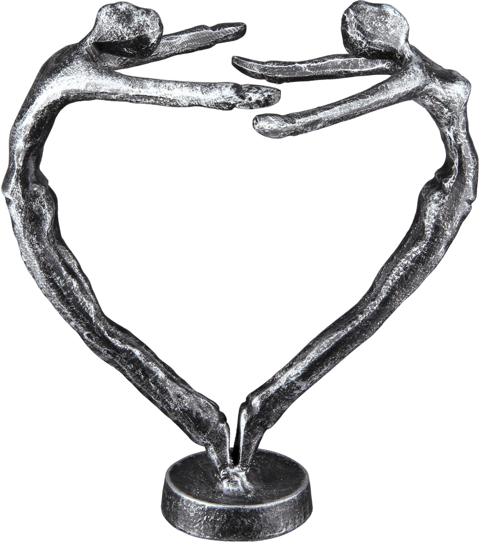 Casablanca by Gilde Dekofigur »Design Skulptur In Love, silber« von Casablanca by Gilde