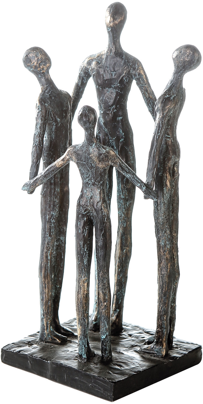 Casablanca by Gilde Dekofigur »Skulptur Group«, Dekoobjekt, Höhe 30 cm, mit Spruchanhänger, Wohnzimmer Casablanca by Gilde Dekofigur »Skulptur Group«, Dekoobjekt, Höhe 30 cm, mit Spruchanhänger, Wohnzimmer von Casablanca by Gilde