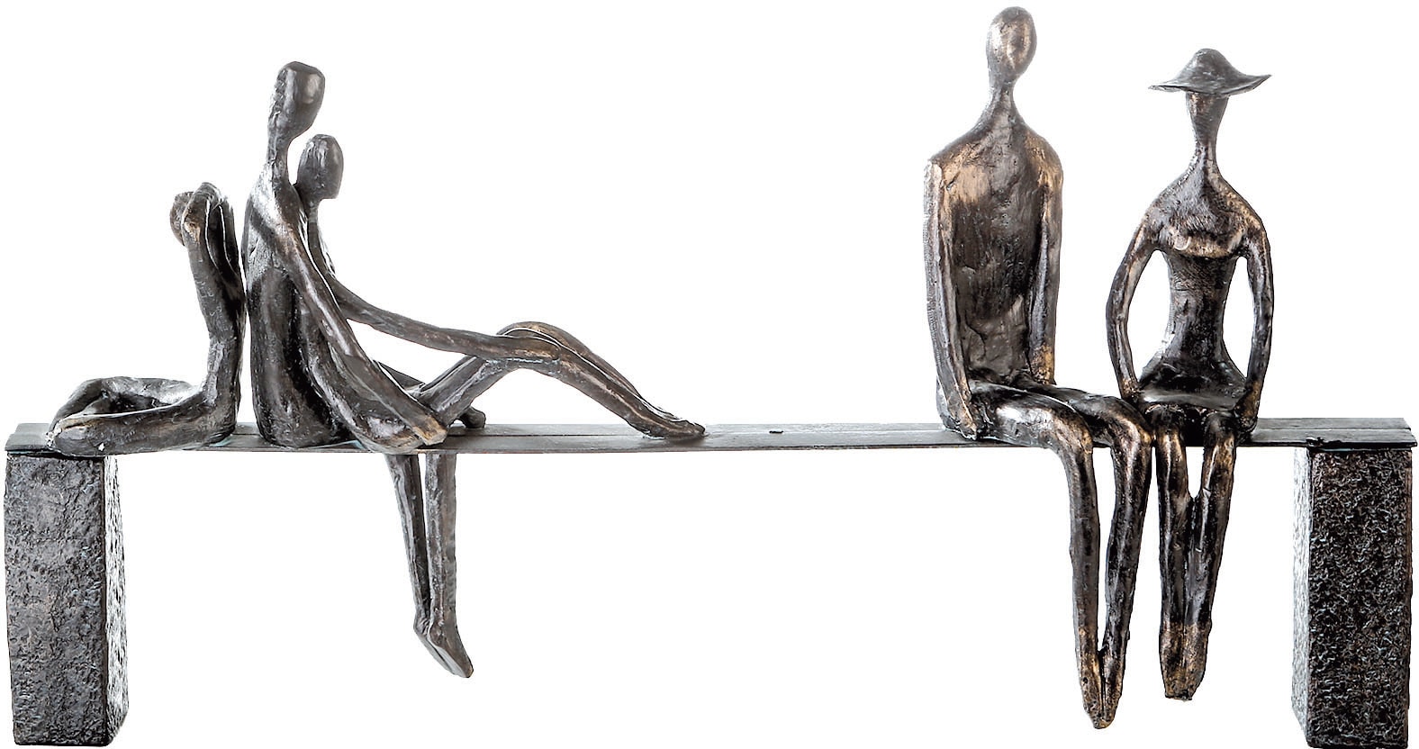 Casablanca by Gilde Dekofigur »Skulptur Leisure«, Dekoobjekt, Höhe 23 cm, mit Spruchanhänger, Wohnzimmer Casablanca by Gilde Dekofigur »Skulptur Leisure«, Dekoobjekt, Höhe 23 cm, mit Spruchanhänger, Wohnzimmer von Casablanca by Gilde