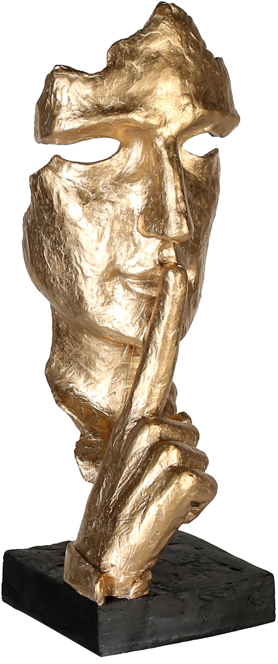 Casablanca by Gilde Dekofigur »Skulptur Silence, gold/schwarz« von Casablanca by Gilde