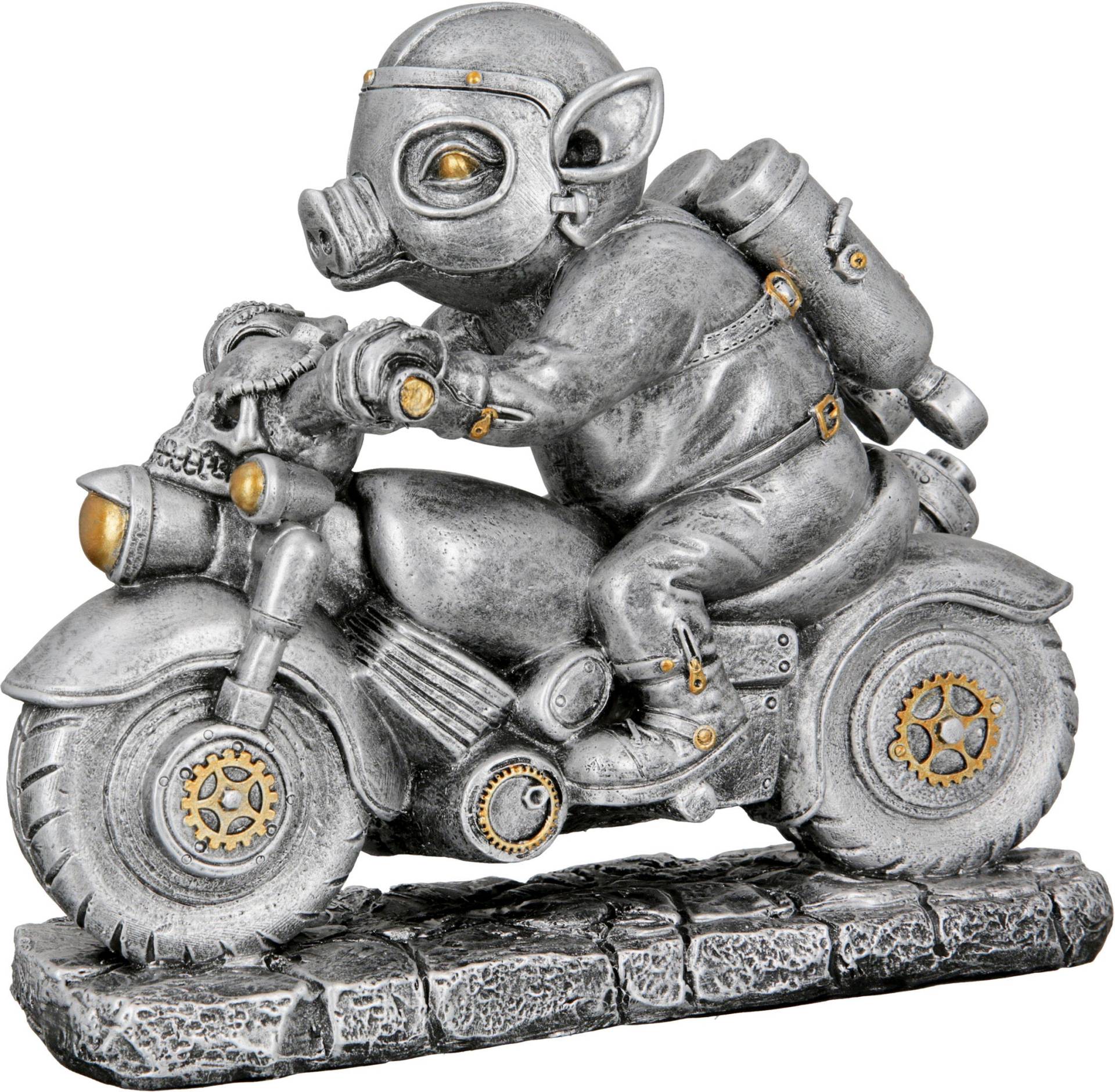 Casablanca by Gilde Tierfigur »Skulptur Steampunk Motor-Pig« von Casablanca by Gilde