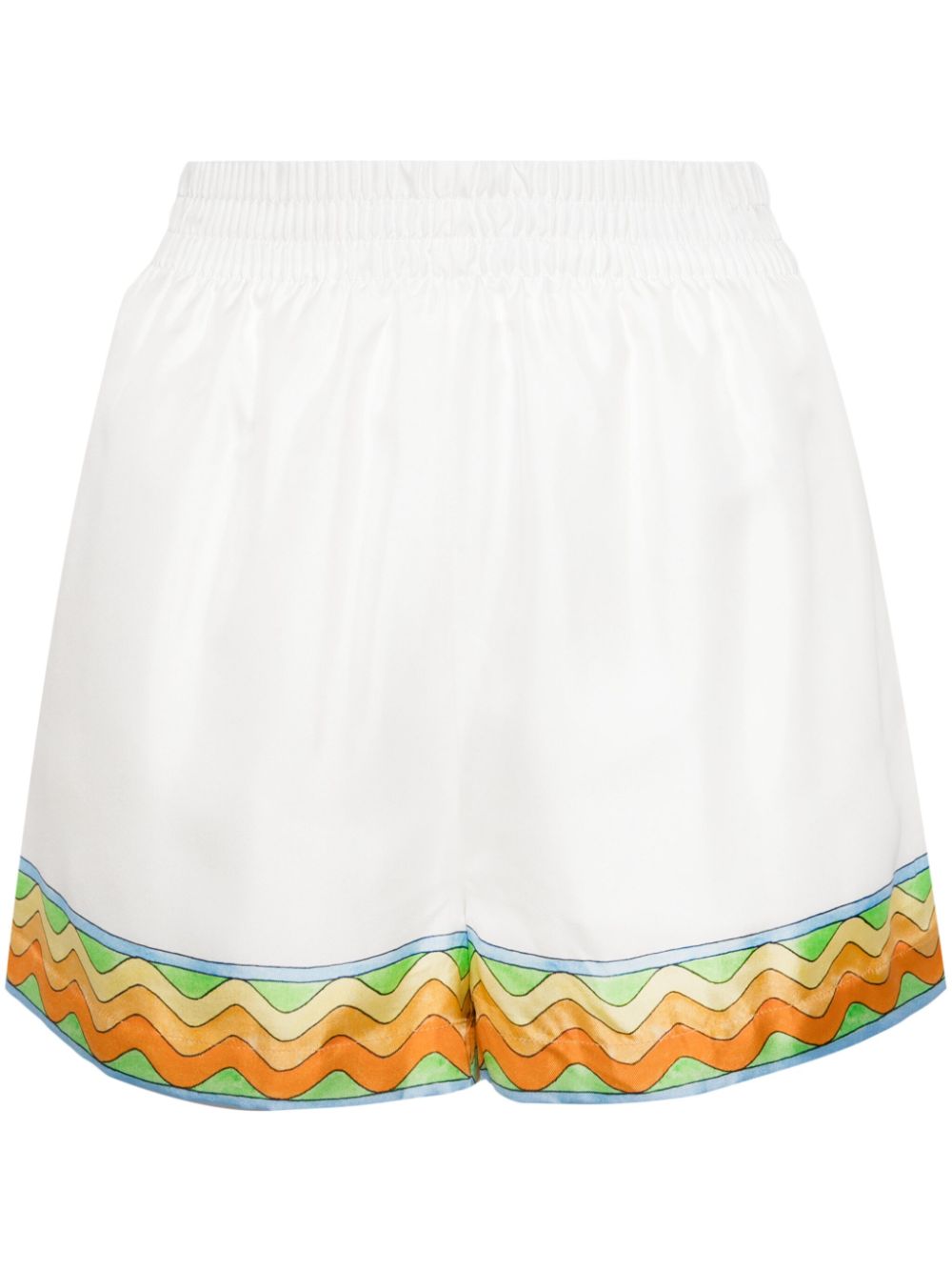 Casablanca Afro Cubism Tennis Club shorts - White von Casablanca