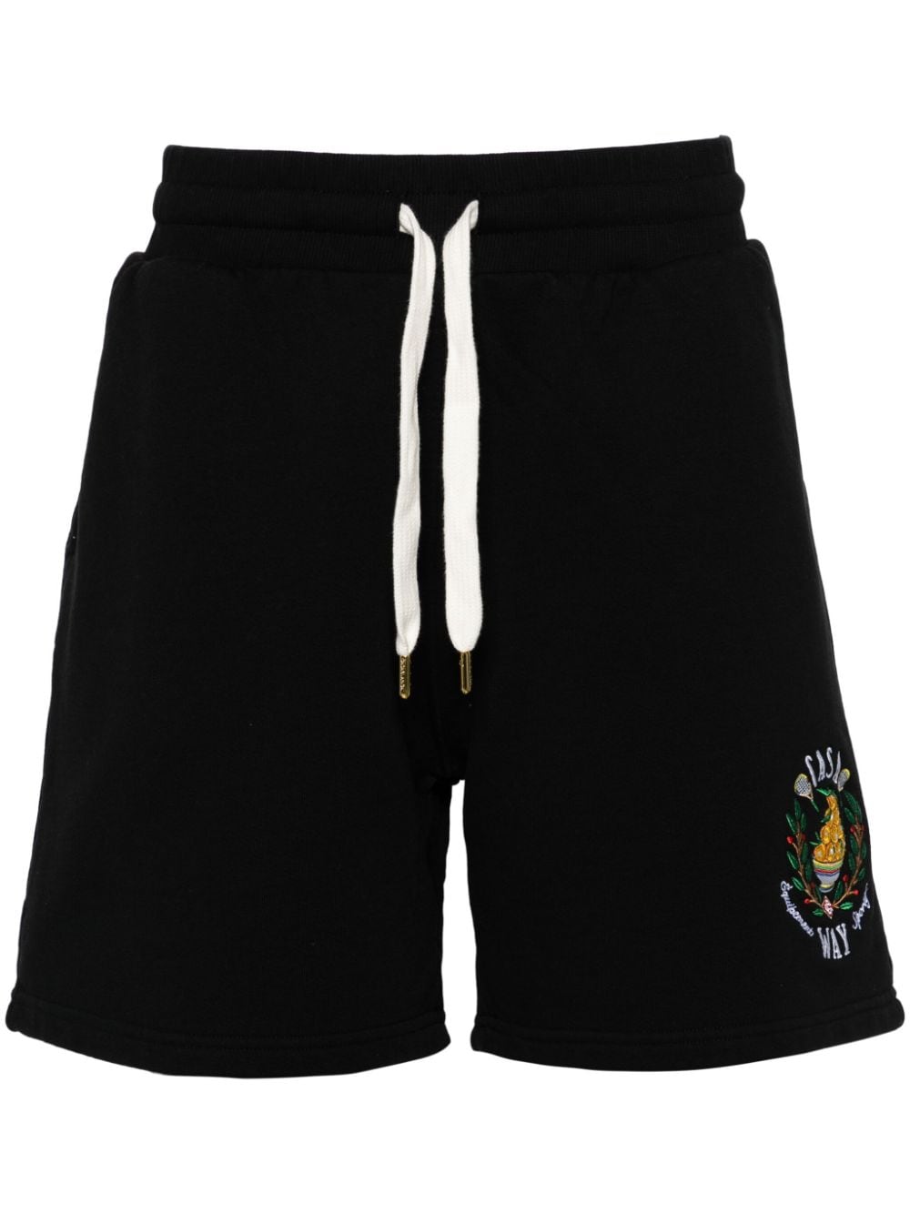 Casablanca Casa Way organic cotton track shorts - Black von Casablanca