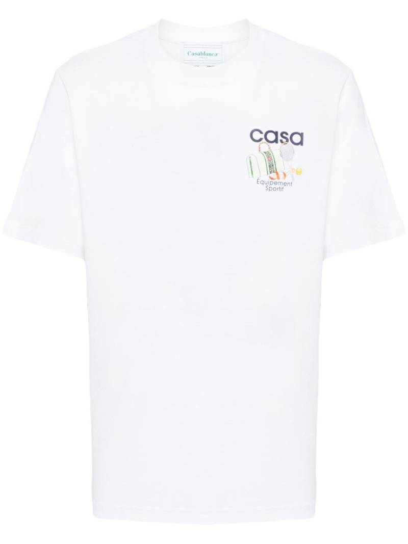 Casablanca Equipement Sportif T-shirt - White von Casablanca