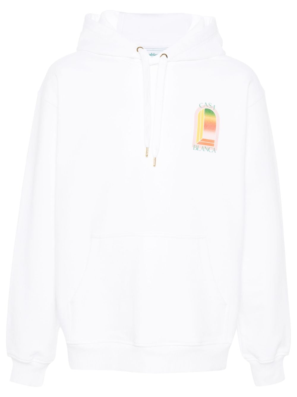 Casablanca Gradient L'Arche hoodie - White von Casablanca