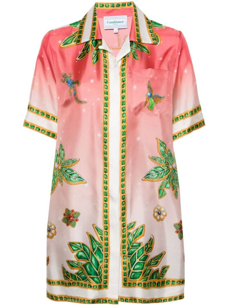 Casablanca Joyaux D'Afrique silk shirt - Pink von Casablanca