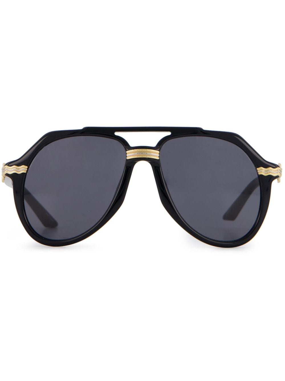 Casablanca Rajio pilot-frame sunglasses - Black von Casablanca