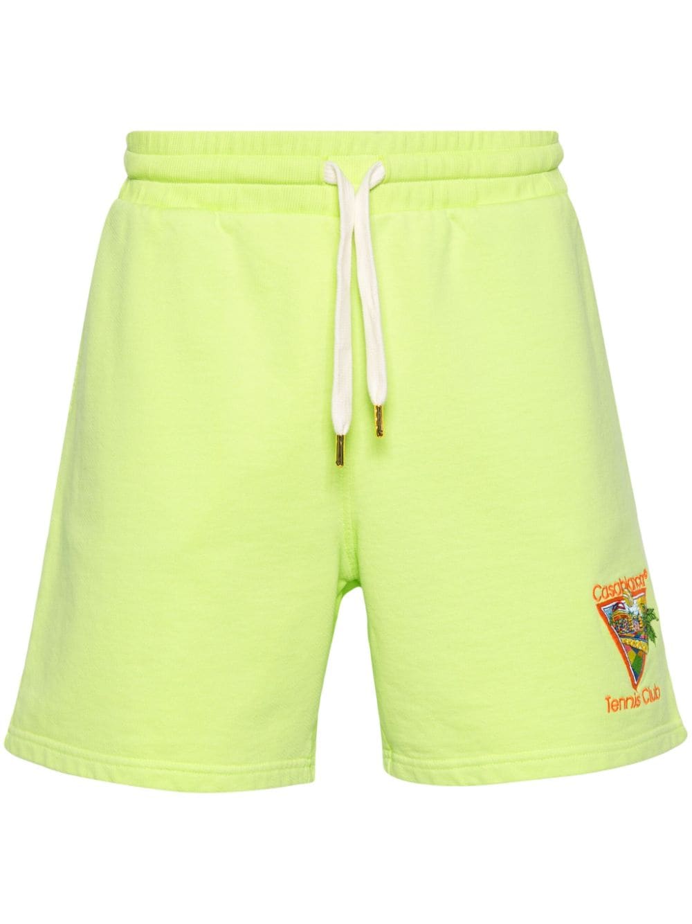 Casablanca Tennis Club-embroidered track shorts - Green von Casablanca