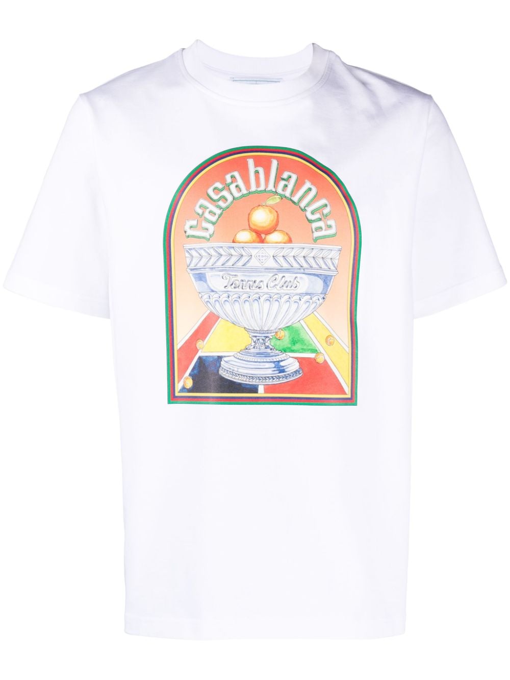 Casablanca Terrain D'Orange organic-cotton T-shirt - White von Casablanca