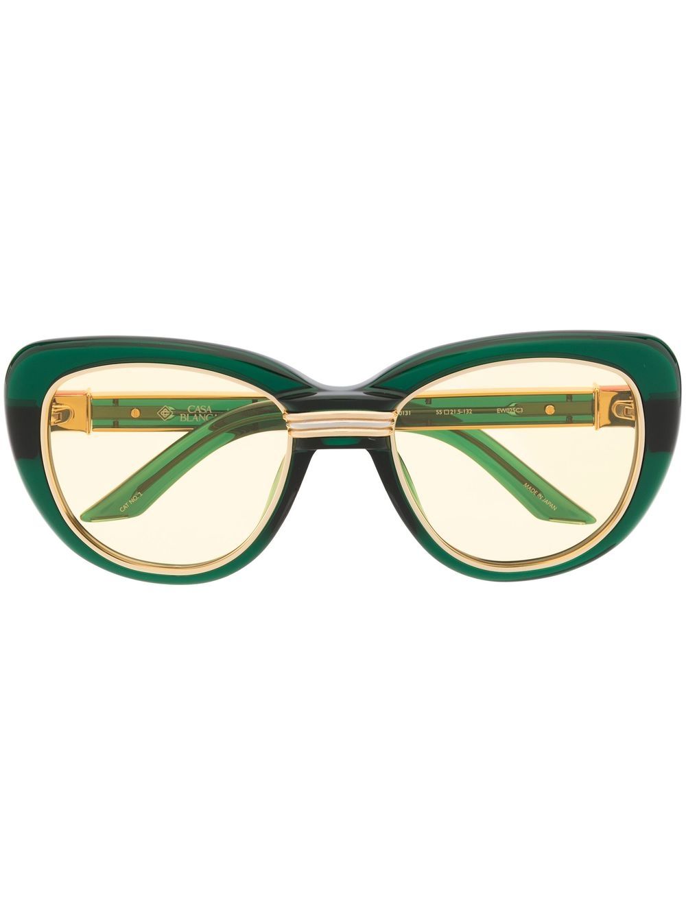 Casablanca cat-eye tinted sunglasses - Green von Casablanca