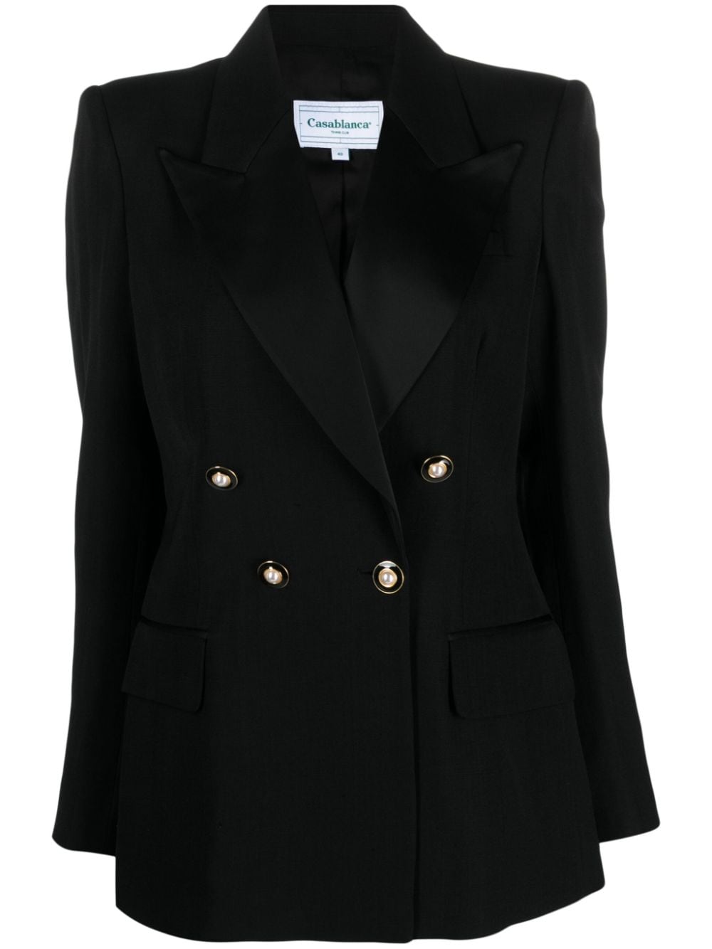 Casablanca double-breasted blazer - Black von Casablanca