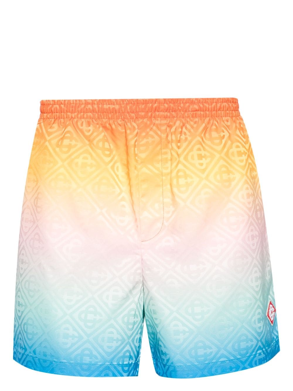 Casablanca gradient jacquard swim shorts - Orange von Casablanca