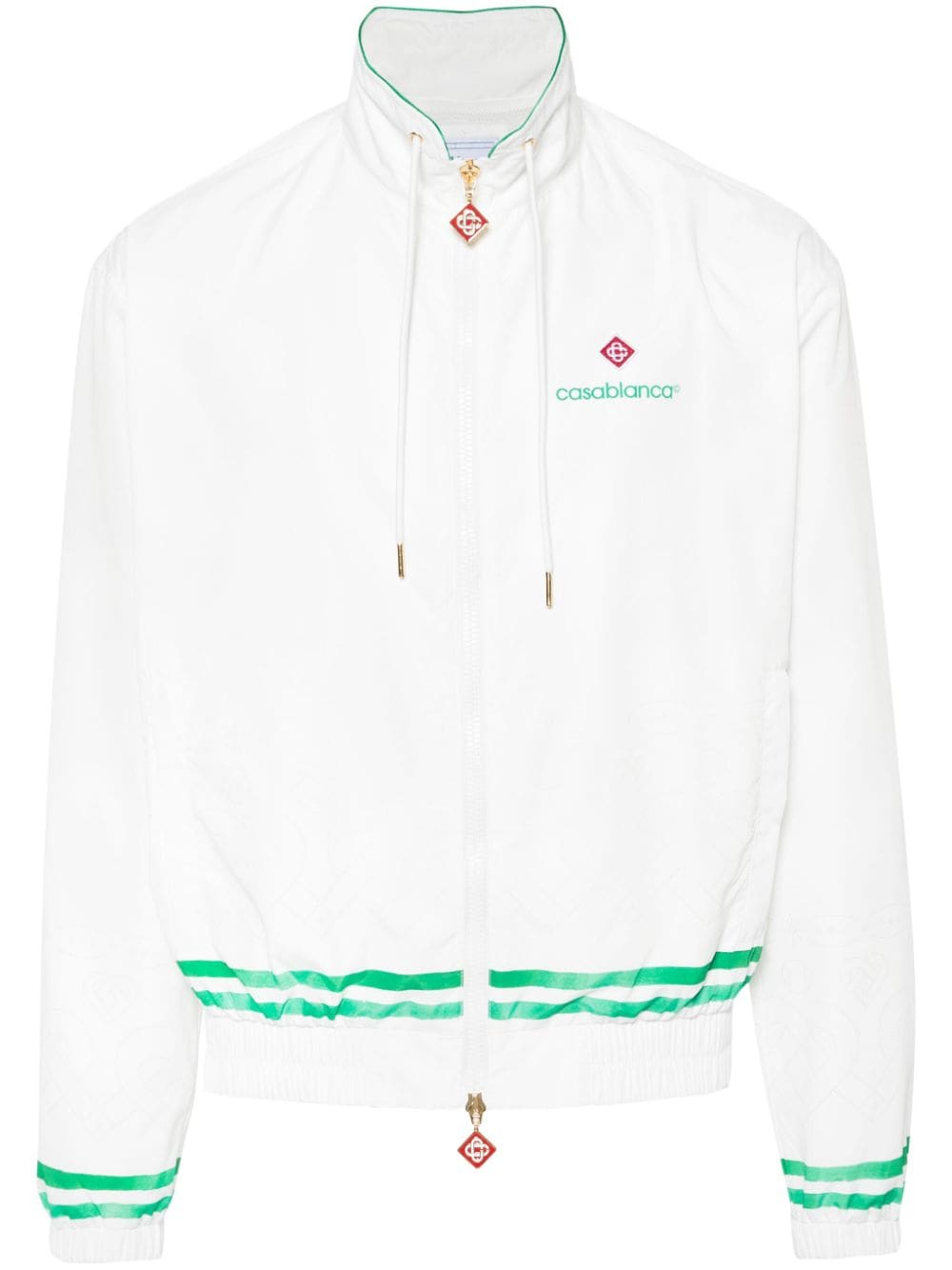 Casablanca laser-detail track jacket - White von Casablanca