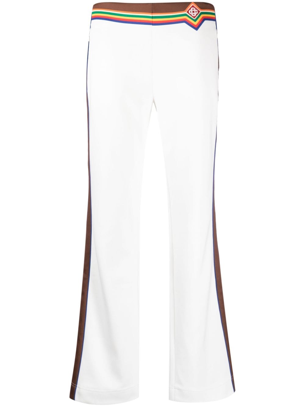 Casablanca logo-embroidered track pants - White von Casablanca